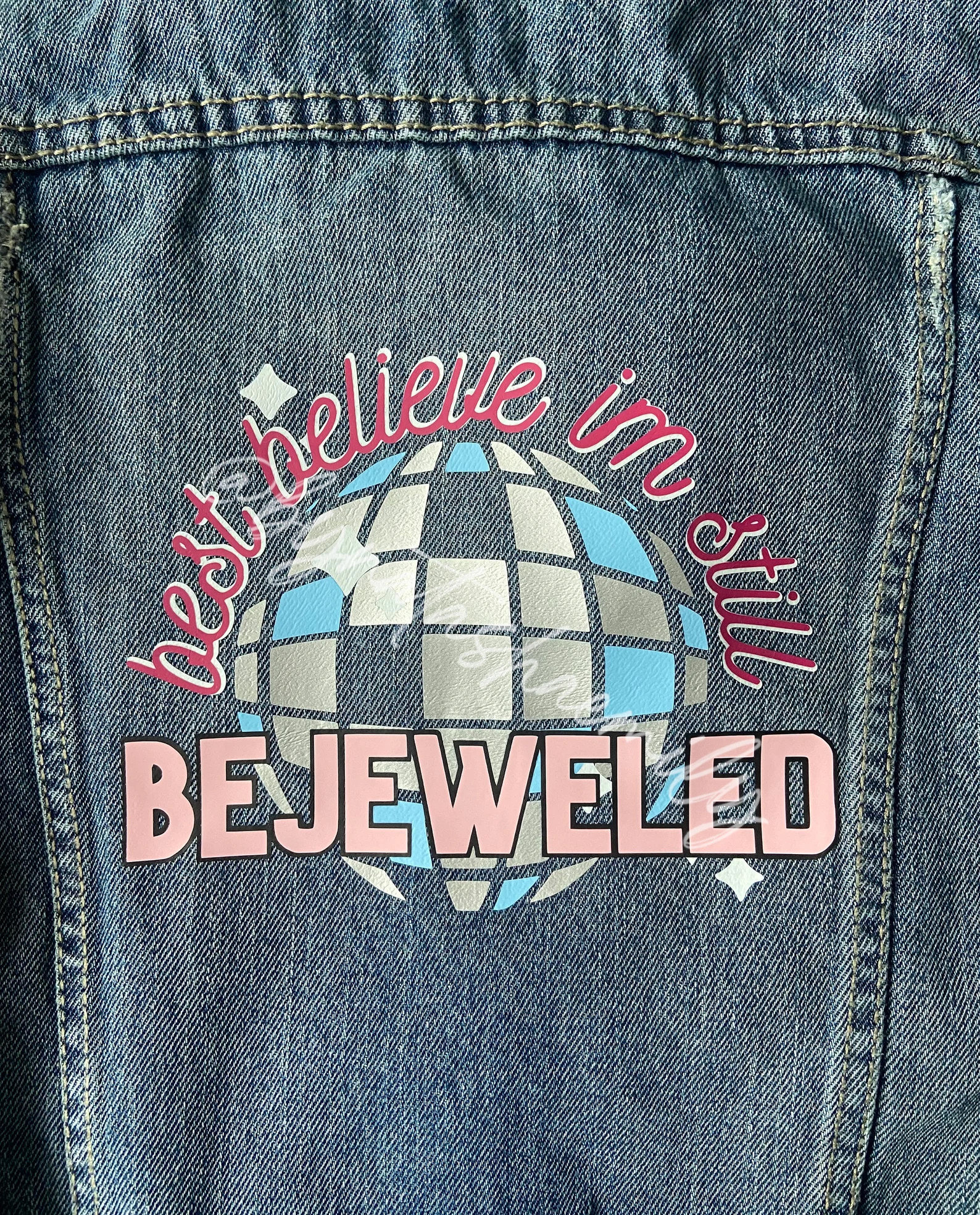 Taylor Swift Bejeweled Jean Jacket Girls Youth Medium Great for Eras Tour Swiftie | Etsy (US)