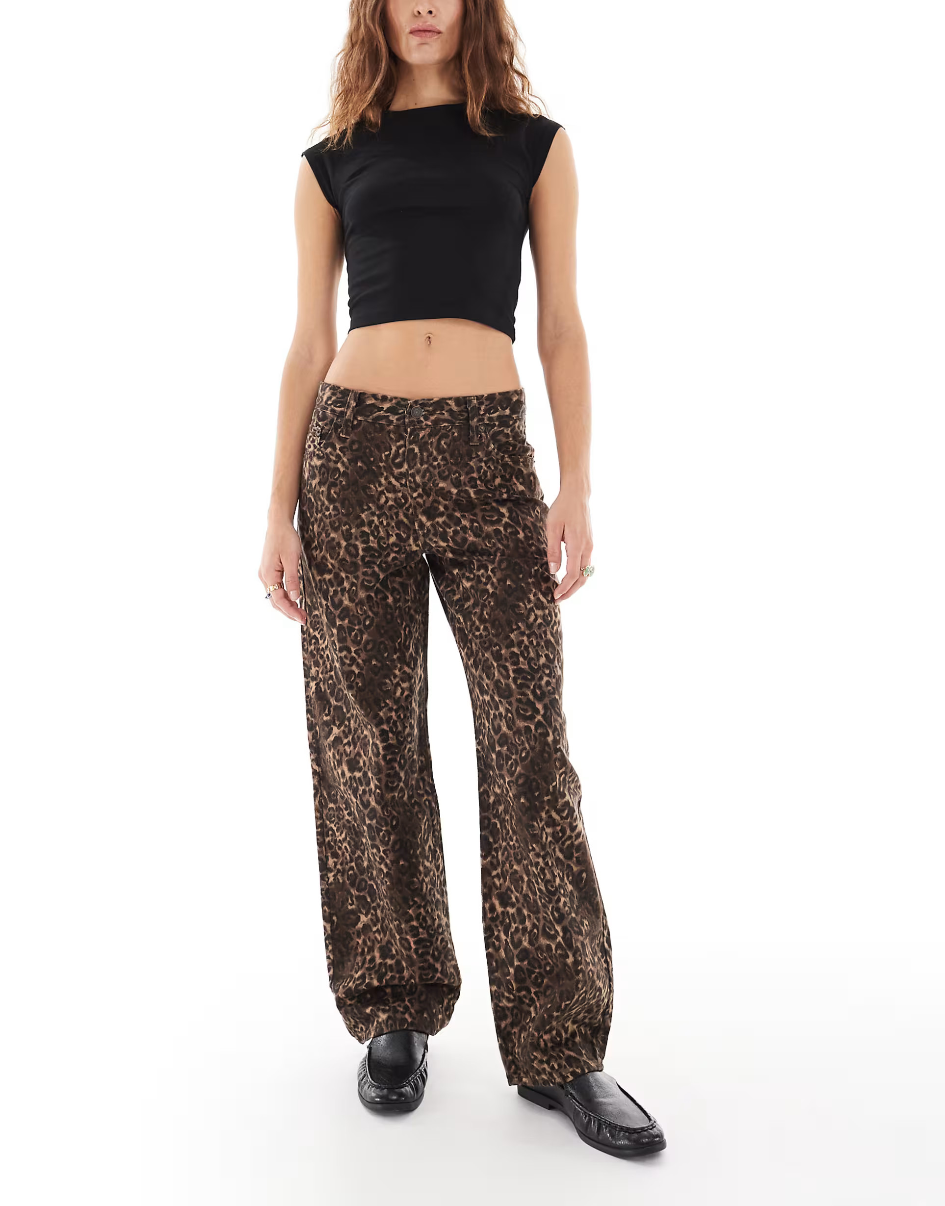 Levi's baggy dad jeans in leopard print | ASOS | ASOS (Global)