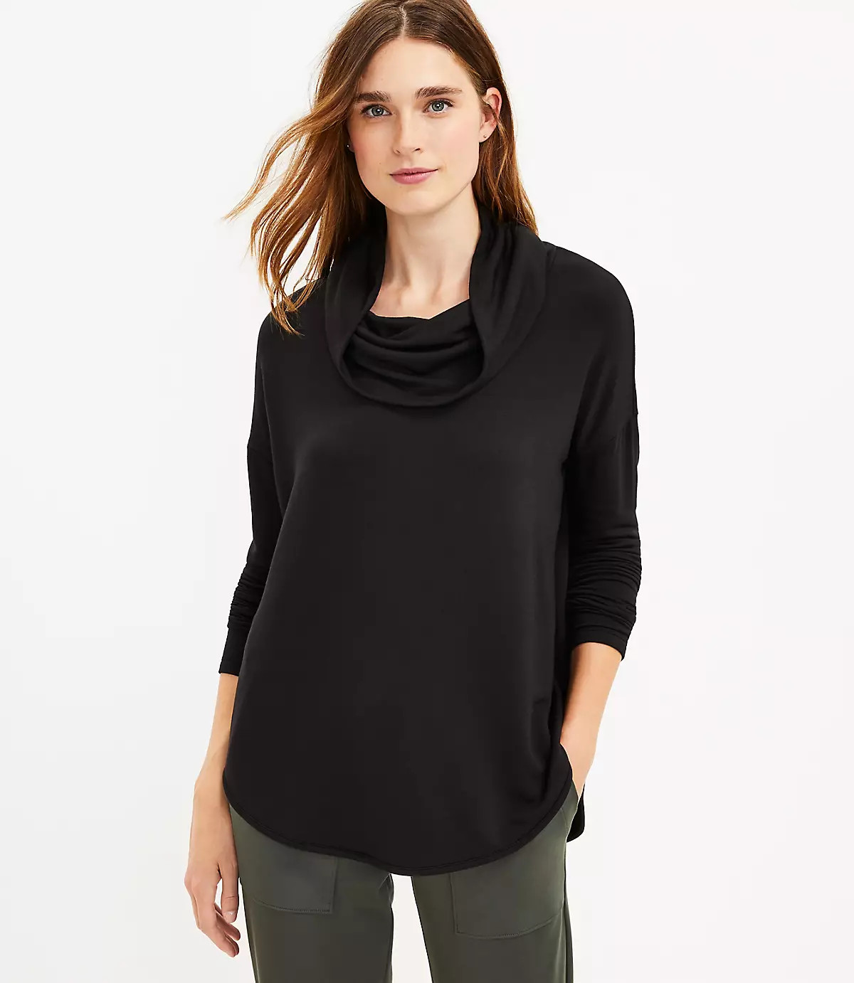 Lou & Grey Signaturesoft Cowl Top | LOFT