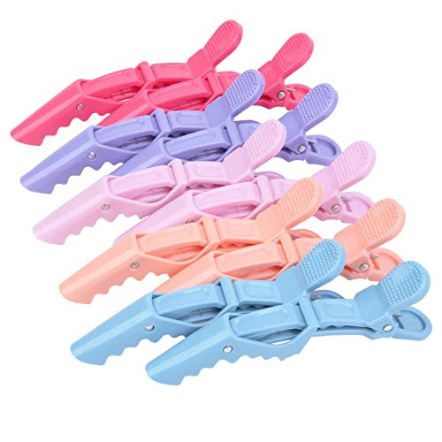 HH&LL Hair Clips for Women – Wide Teeth & Double-Hinged Design – Alligator Styling Sectioning Clips of Professional Hair Salon Quality - 10Pack | Amazon (US)