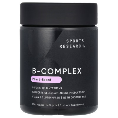 Sports Research B-Complex, Plant Based, 120 Veggie Softgels | Target