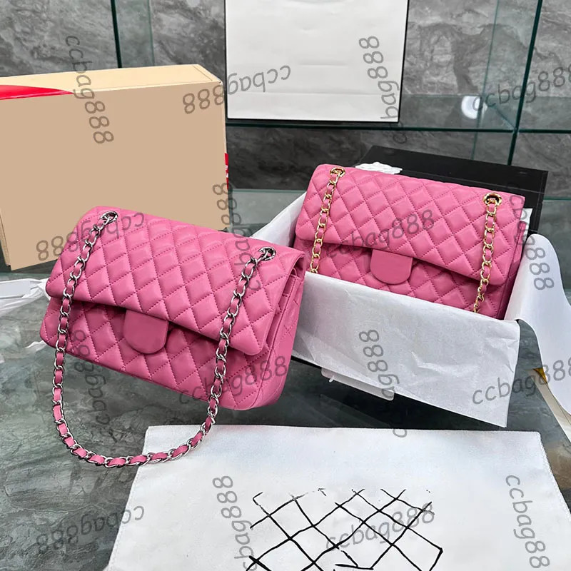 23CM Classic Double Flap Rectangular Lambskin Bags Antique Gold/Silver Metal Hardware Matelasse C... | DHGate