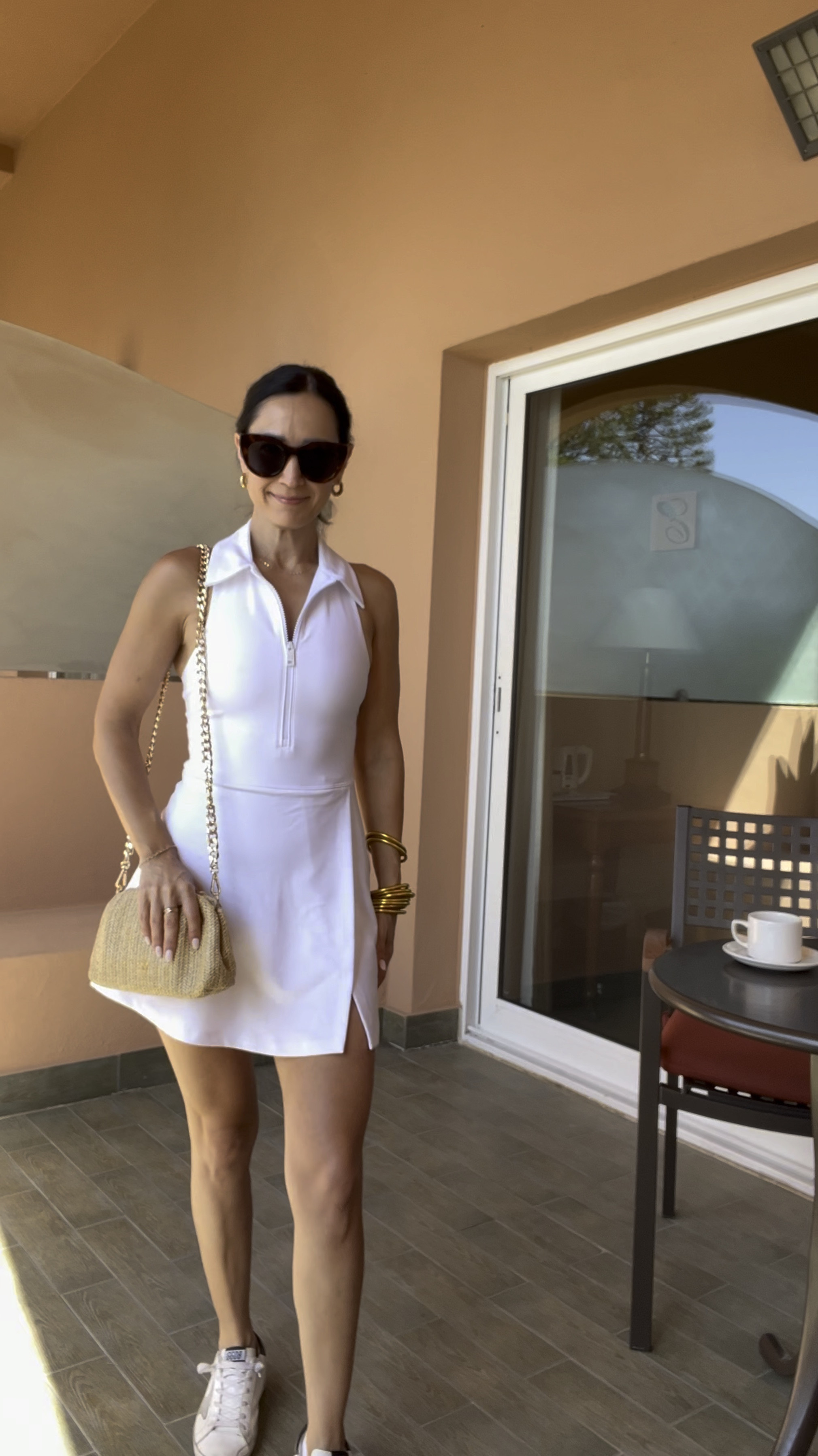 Love this polo style active dress from Abercrombie! On sale now,, also in Black. Built in bra and shorts! 

#LTKOver40 #LTKVideo #LTKActive