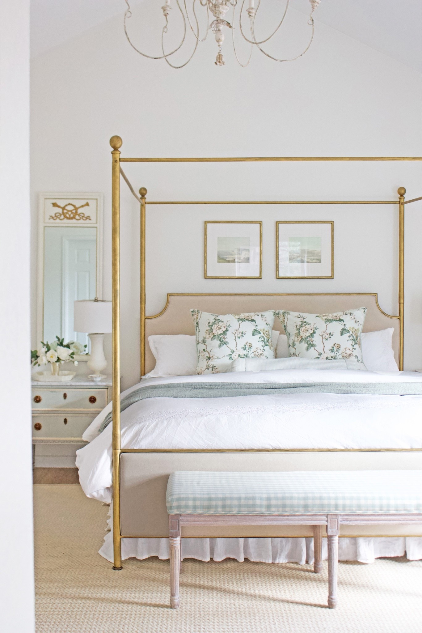 Shop my bedroom- including my bed that’s on SALE and now comes in GOLD!