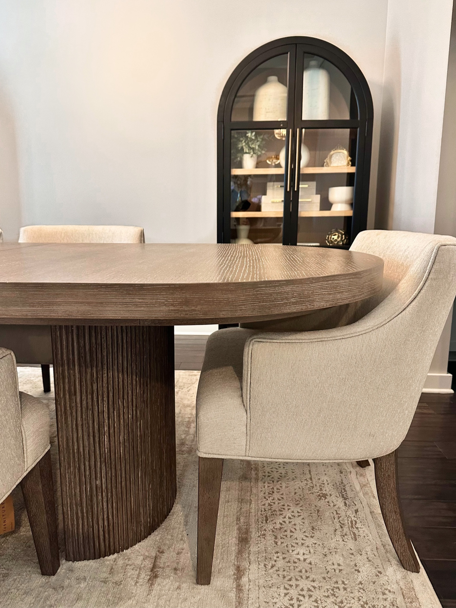 Pottery Barn inspired taupe brown ribbed dining room table with cream chairs set 🤍

Currently on sale for a limited time for the best price you will ever come across! 

Ribbed dining table 
Rippled table 
Tan, brown, beige, neutral home decor
Amazon finds 
Arched cabinets
Home decoration
Modern organic home decor
Modern rustic farmhouse style 
Walmart find
Wayfair decor 
Dining room furniture
Beige rug 
Target home, West elm, 
CB2, Pottery Barn, Arhaus
Affordable home finds
Coffee table 
Contemporary, minimal style
Boho
Boucle, teddy, velvet, gold
Wood
Interior decor
Chandelier, console table, vase
Kitchen, bedroom, faux plant

#LTKhome #LTKfamily #LTKsalealert

#LTKHome #LTKVideo #LTKStyleTip