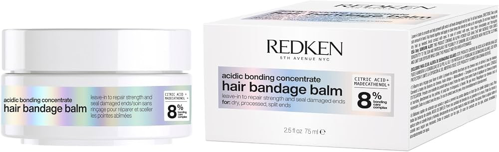 Redken Acidic Bonding Concentrate Hair Bandage Balm \u2013 Strength Repair For Damaged, Dry Split... | Amazon (US)