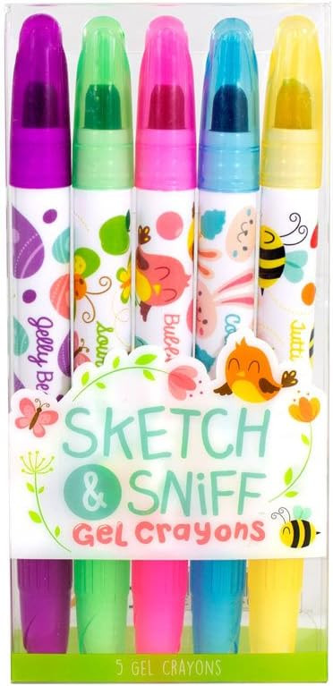 Spring Sketch & Sniff Scented Gel Crayons 5-Pack by Scentco | Amazon (US)