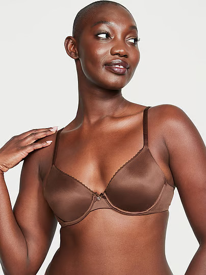 Body by Victoria Invisible Lift Unlined Smooth Demi Bra, Brown, 32G - Women's Bras - Victoria's Secret | Victoria's Secret (US / CA )