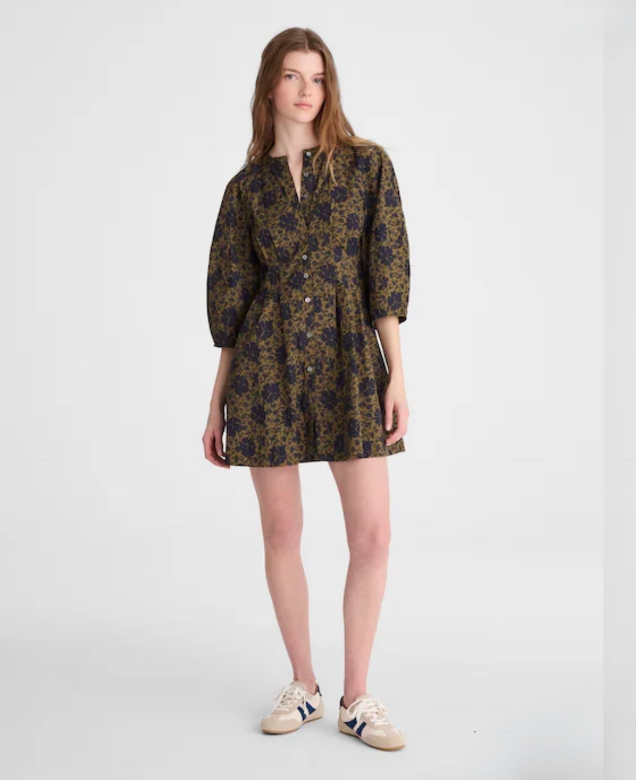 The cutest spring dress and sneakers 
Spring outfit ￼

#LTKSeasonal #LTKMidsize #LTKootd