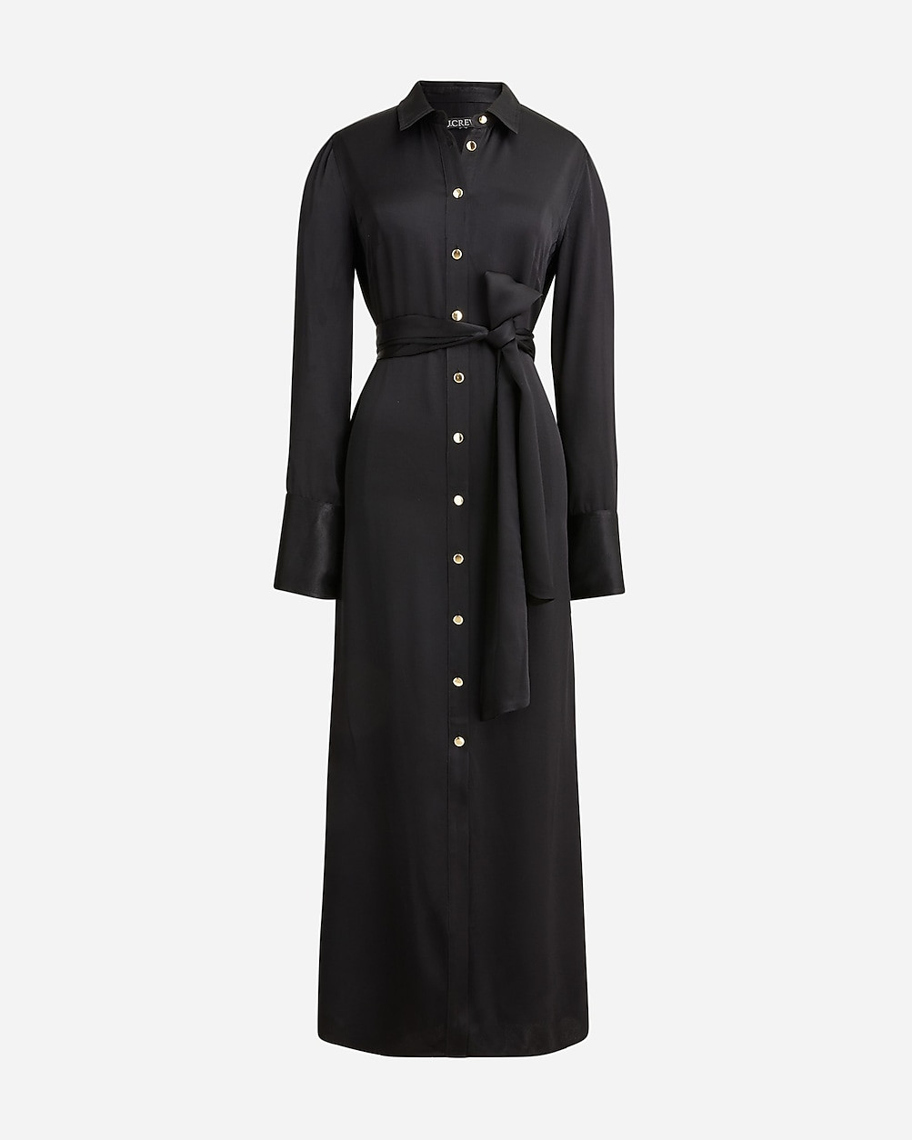 Drapey shirtdress in luster crepe | J. Crew US