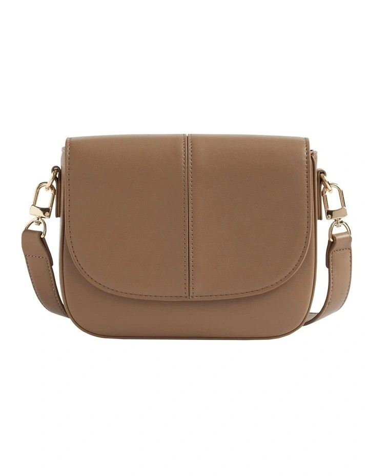 Logo Saddle Bag in Macchiato | Myer