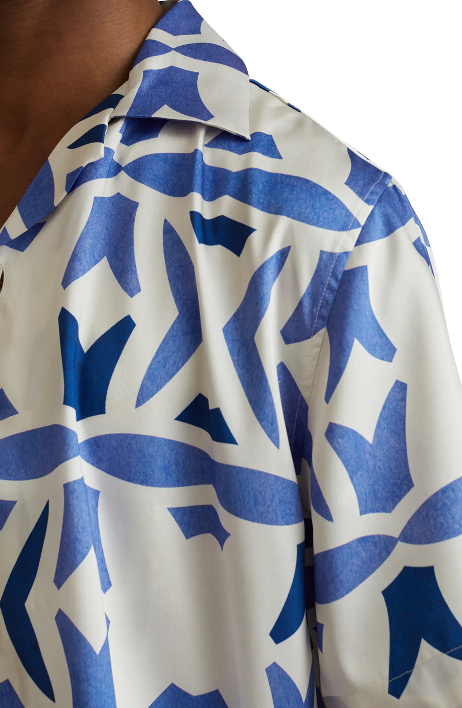 Purkiss Geo Print Camp Shirt | Nordstrom