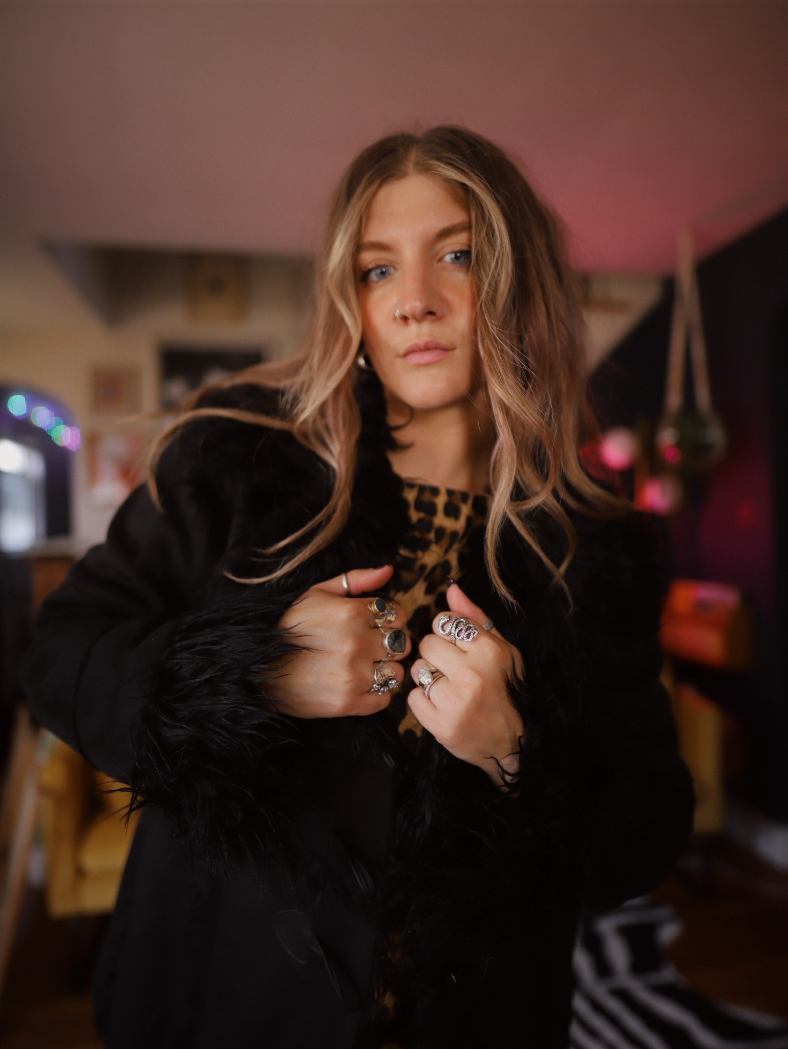 Faux fur jackets for fall