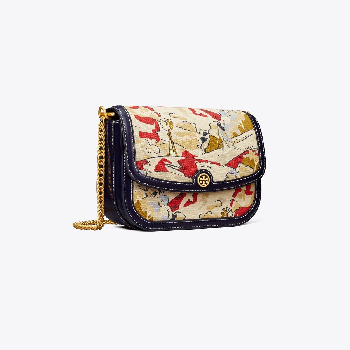 Robinson Printed Canvas Shoulder Bag | Tory Burch (US)