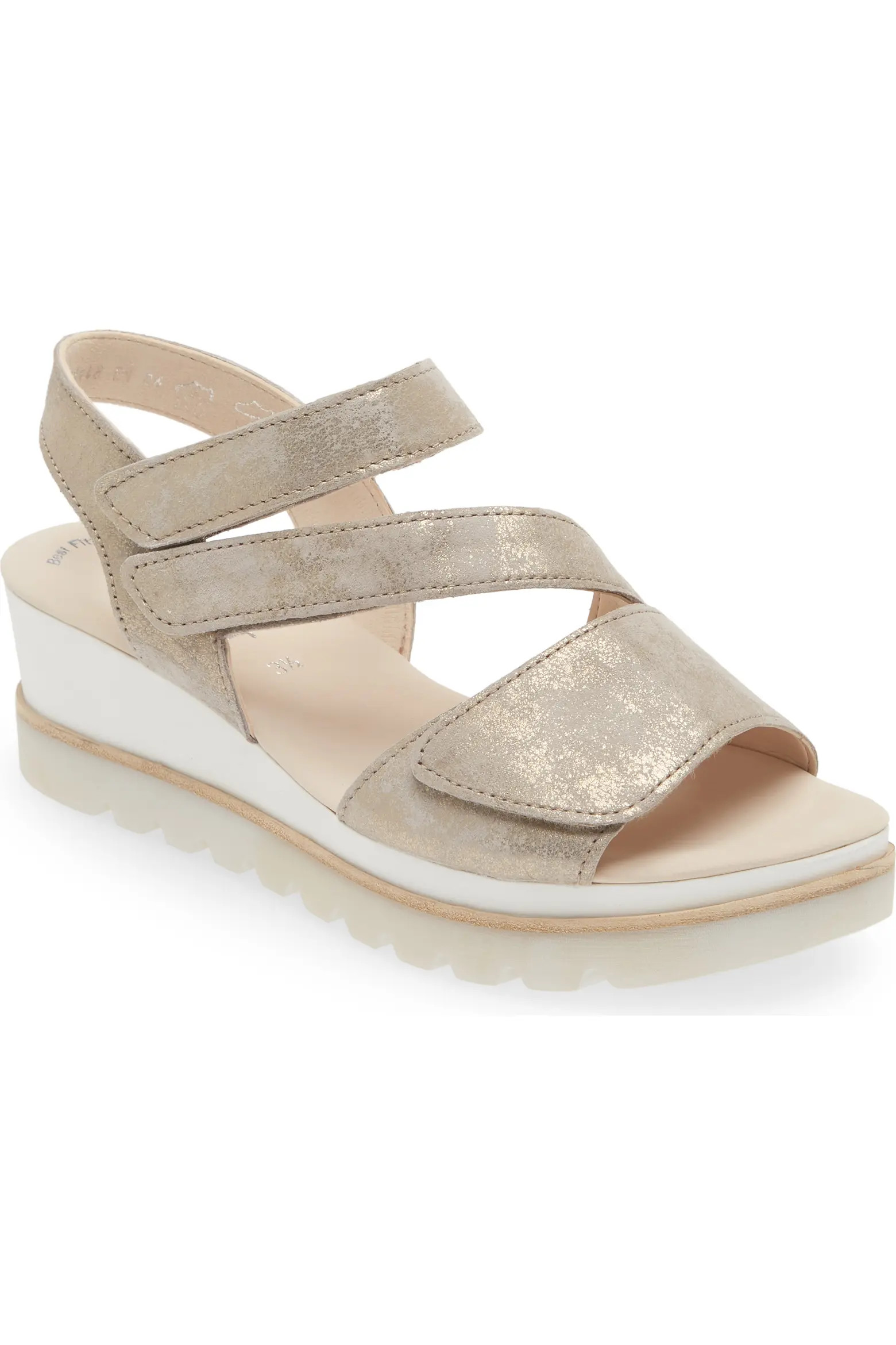 Asymmetric Strappy Wedge Sandal (Women) | Nordstrom | Nordstrom