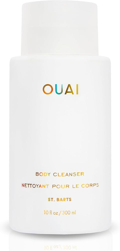OUAI Body Cleanser, St. Barts - Foaming Body Wash with Jojoba Oil and Rosehip Oil to Hydrate, Nurture, Balance and Soften Skin - Paraben, Phthalate and Sulfate Free Skin Care Products - 10 Oz | Amazon (US)
