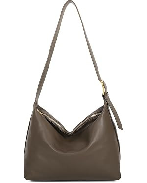 I IHAYNER Hobo Crossbody Bag for Women Stylish Soft Leather Shoulder Purse Casual Handbag Tote | Amazon (US)