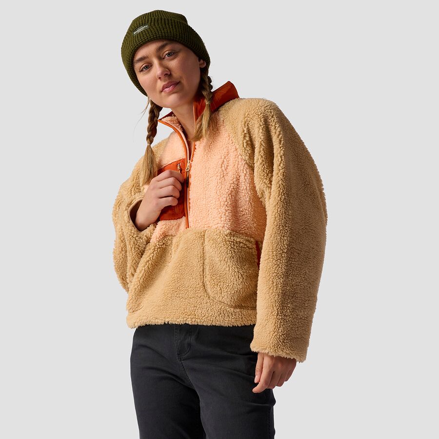 Stoic MTN 1/2-Zip High Pile Fleece Pullover - Women's - Clothing | Backcountry