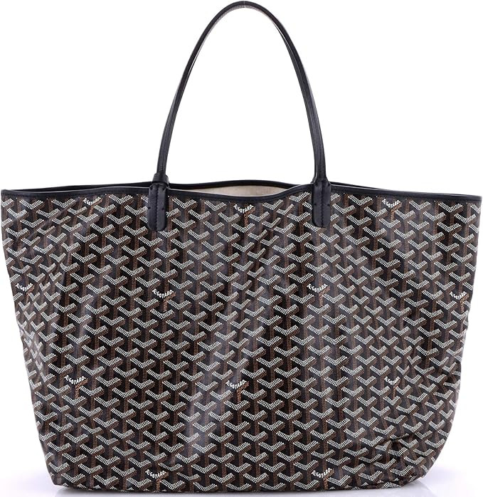 Amazon.com: Goyard, Pre-Loved Saint Louis Tote Coated Canvas GM, Black : Luxury Stores | Amazon (US)