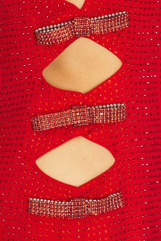 Rhinestone Maxi Dress in Red | Revolve Clothing (Global)