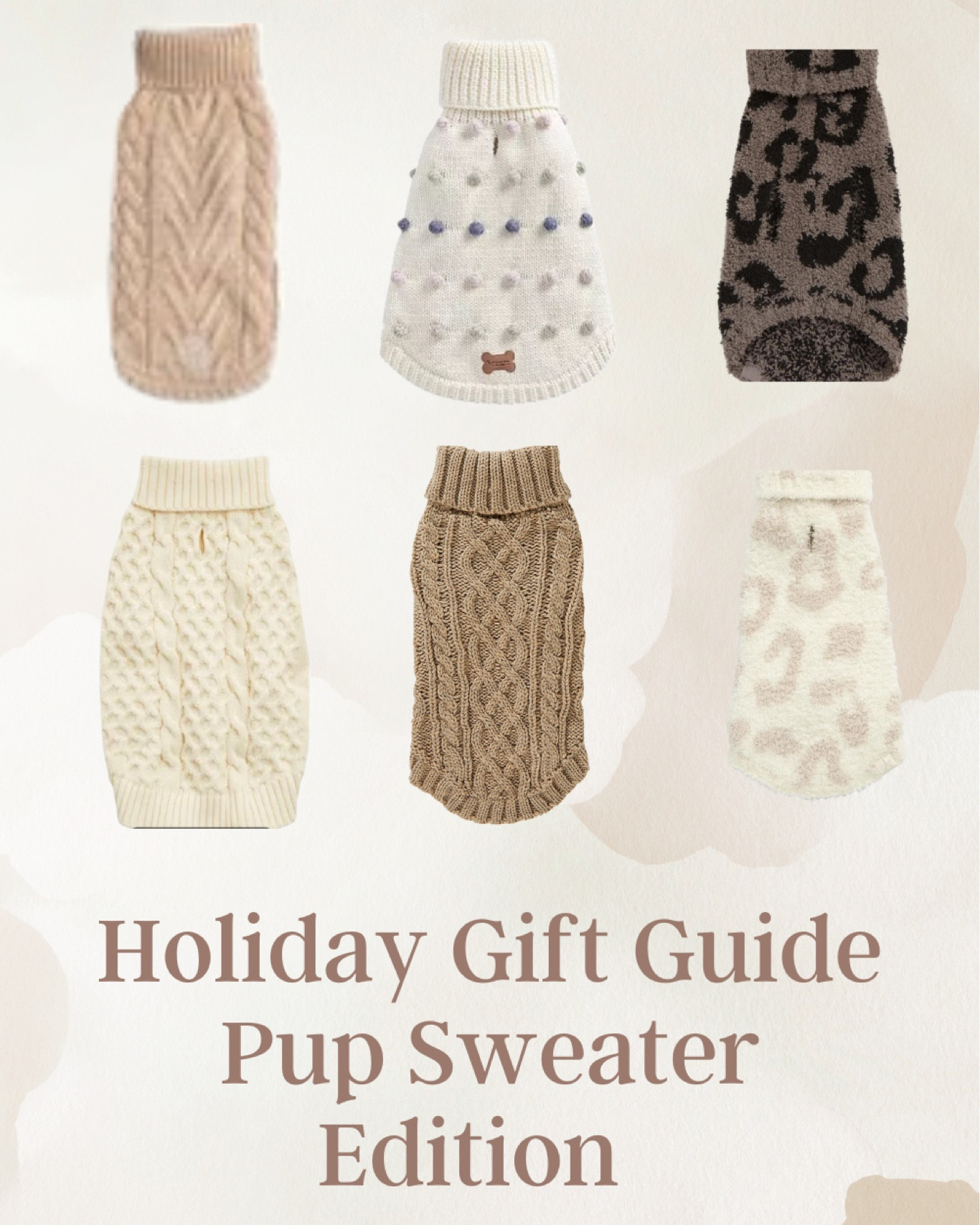 Holiday Gift Guide- Pup Sweater Edition #blackfriday #dogclotjing #pets

#LTKGiftGuide #LTKSeasonal #LTKsalealert