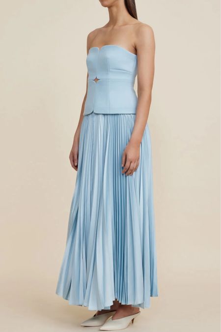 Blue is my favorite color and so much sky blue is showing out for summer weddings! Loving these two options from Karen Millen and Acler 

#LTKParties #LTKWedding