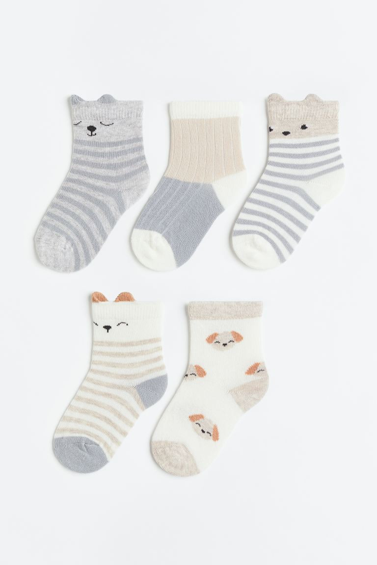 5-pack socks | H&M (UK, MY, IN, SG, PH, TW, HK)