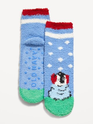 Gender-Neutral Cozy Holiday Socks for Kids | Old Navy (US)