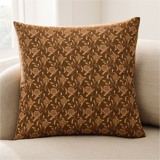 Mini Floral Vine Pillow Cover | West Elm (US)