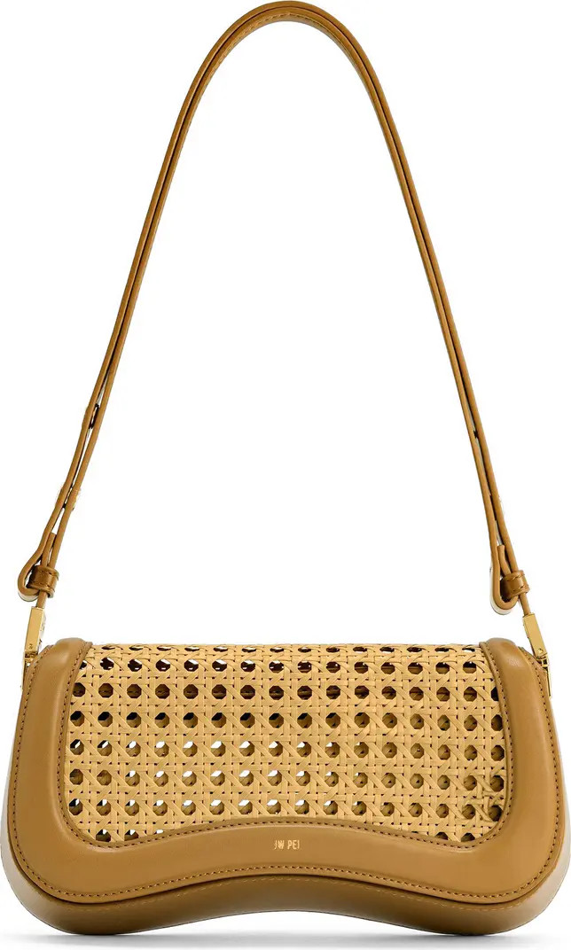 JW PEI Joy Woven Inset Faux Leather Shoulder Bag | Nordstrom | Nordstrom