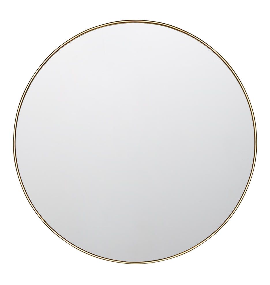Round Metal Framed Mirror Item # E4331 | Rejuvenation