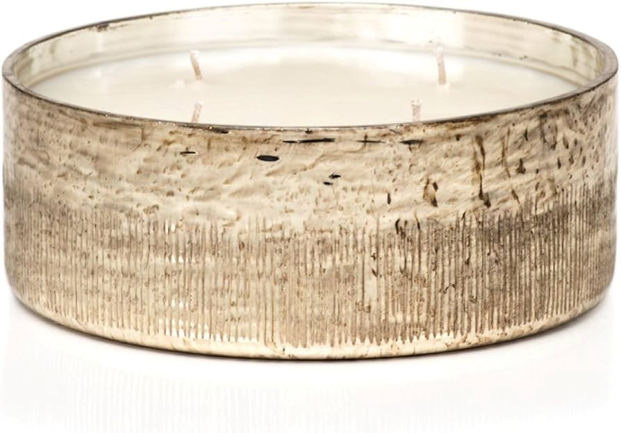 Zodax Siberian Fir Antique Gold & Silver Scented Jar Candles (Gold | 4 Wick | 23 Ounce | 75 Hour ... | Amazon (US)