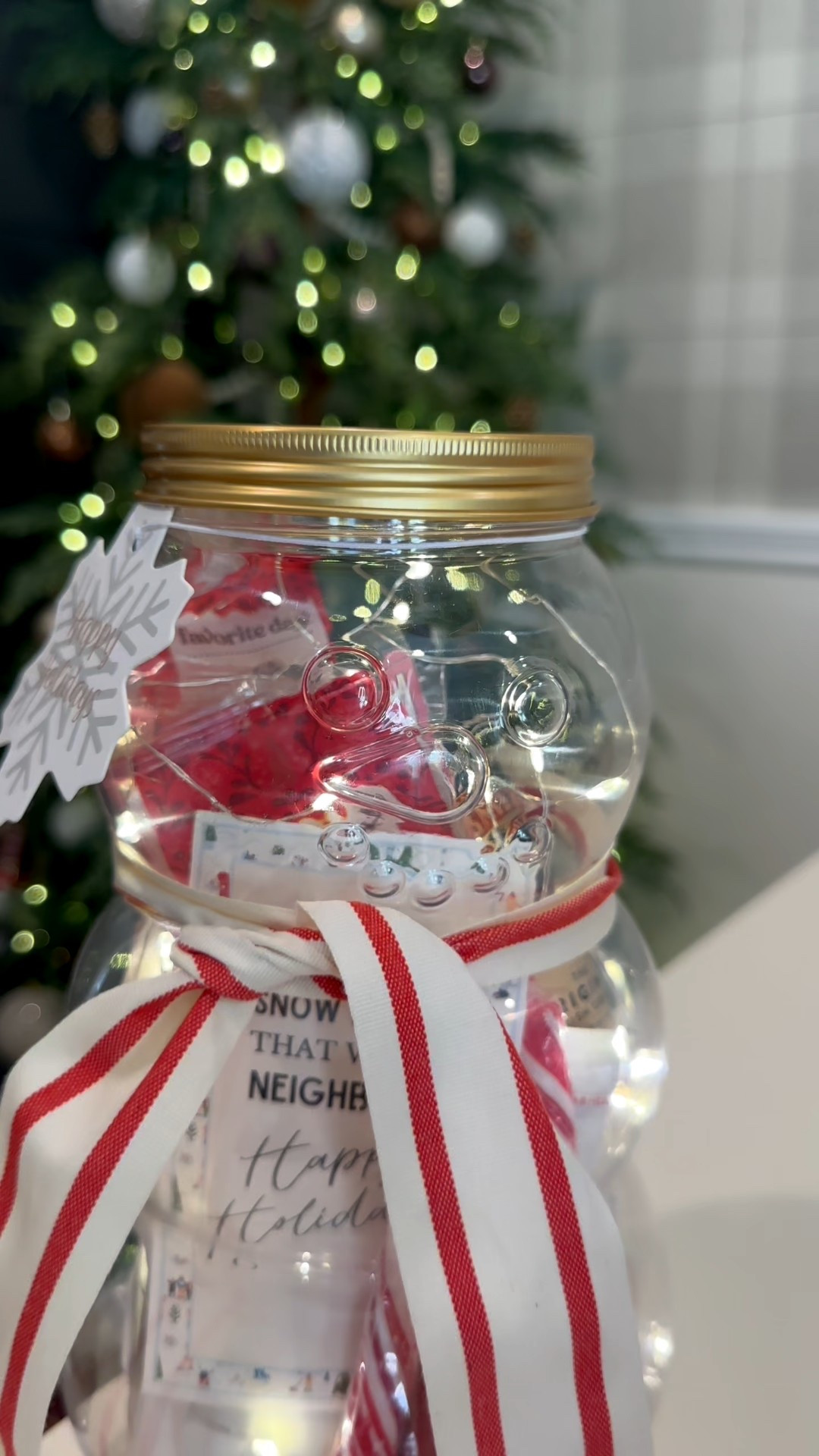 Snow Happy That Were Neighbors!☃️❄️☃️❄️ An affordable, fun & festive Christmas gift idea! You can always use a different gift tag to gift to someone else on your Holiday shopping list. I linked a few more gift tag options. Happy Gifting! 

#LTKHoliday #LTKGiftGuide #LTKSeasonal