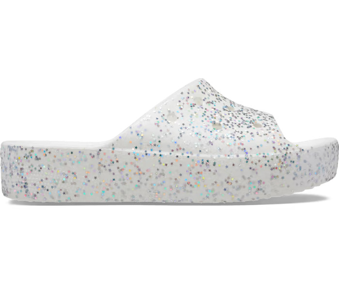 Classic Platform Starry Glitter Slide | Crocs (US)