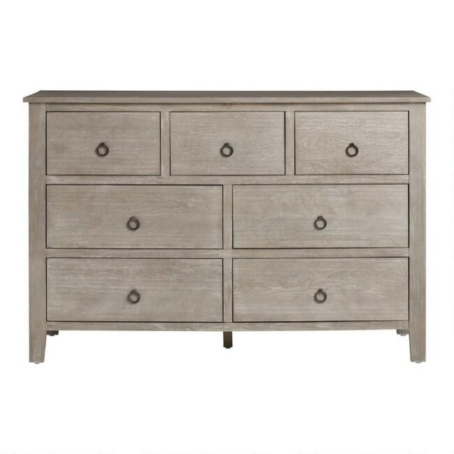 Graywash Wood Grange Dresser | World Market