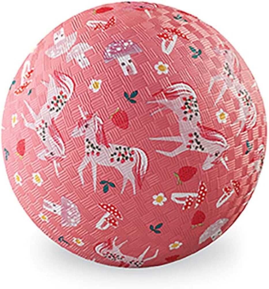 Crocodile Creek Rubber Playground Ball, Ships Inflated, PVC-Free, Durable Design for Outdoor Game... | Amazon (US)