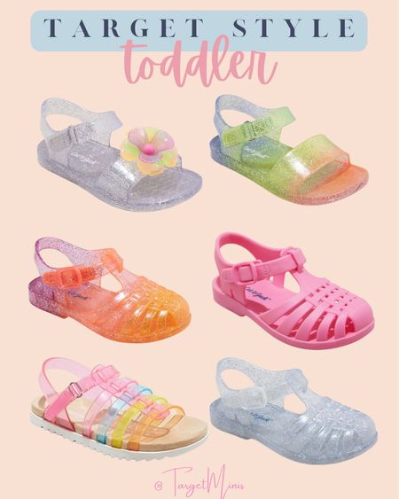 New toddler jelly sandals 

Target finds, Target style, new at Target 

#LTKbaby #LTKshoecrush #LTKkids