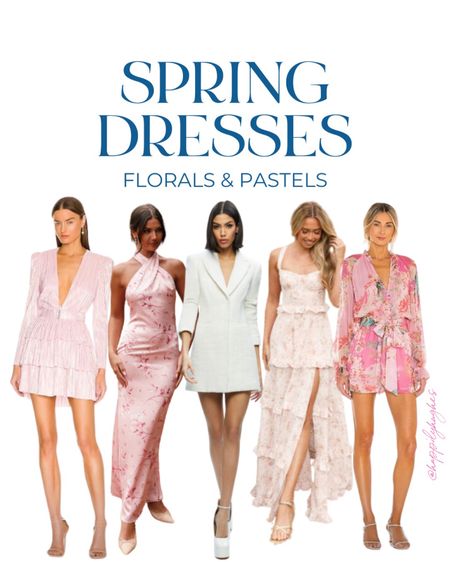 Spring dresses in florals, pinks and pastels 

#LTKstyletip #LTKSeasonal