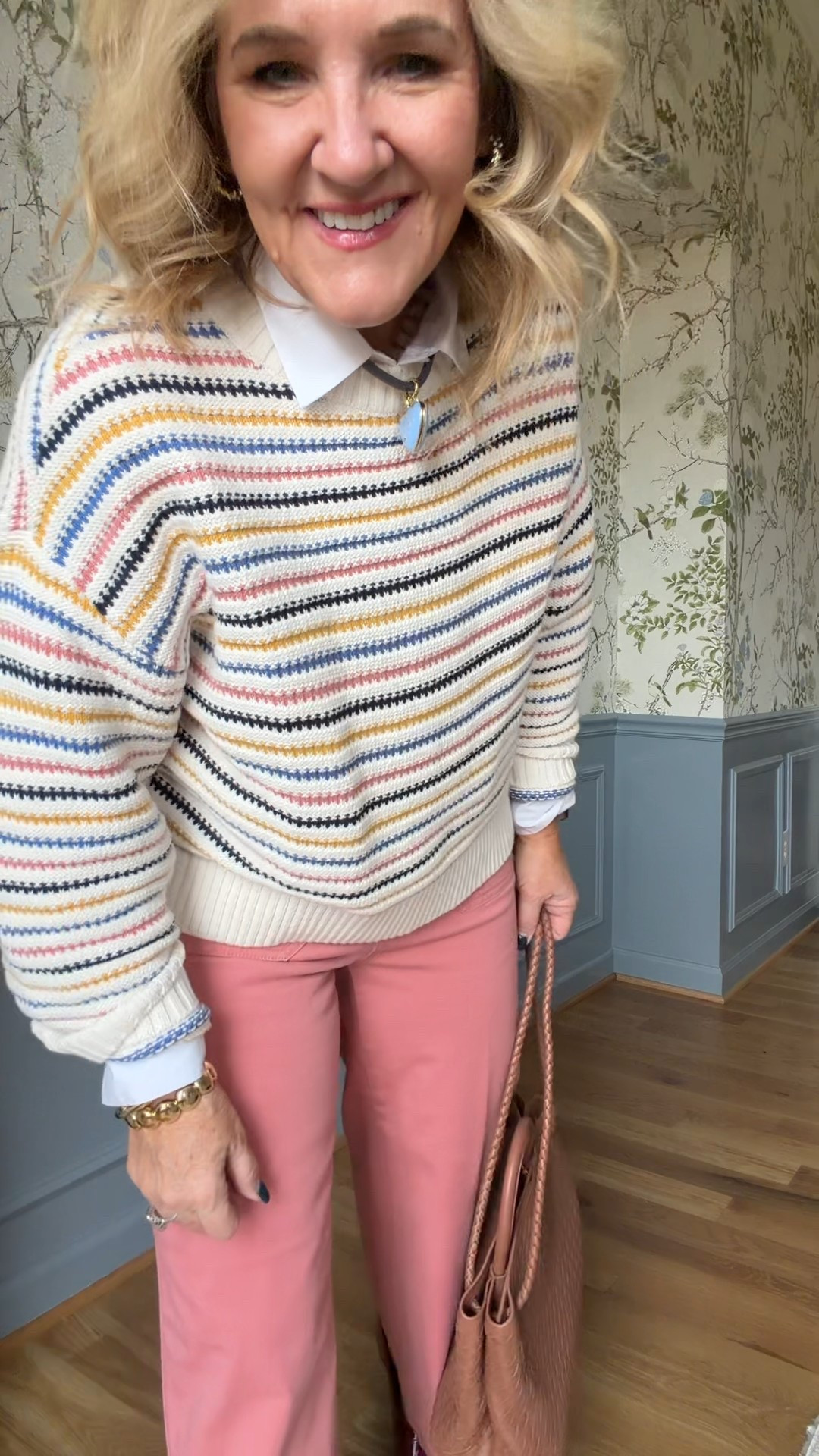 New loft arrivals. Sizes in jeans all 29 petite. 
Floral Quilted jacket medium petite 
Everything else size medium/8/29 regular 
Outfits for early spring, vacations, some wear right now  

Valentine outfit casual spring pink pants striped sweater 

#LTKOver40 #LTKSaleAlert #LTKPetite

#LTKValentine #LTKootd