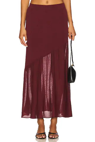 Steve Madden Aneira Skirt in Windsor Wine from Revolve.com | Revolve Clothing (Global)