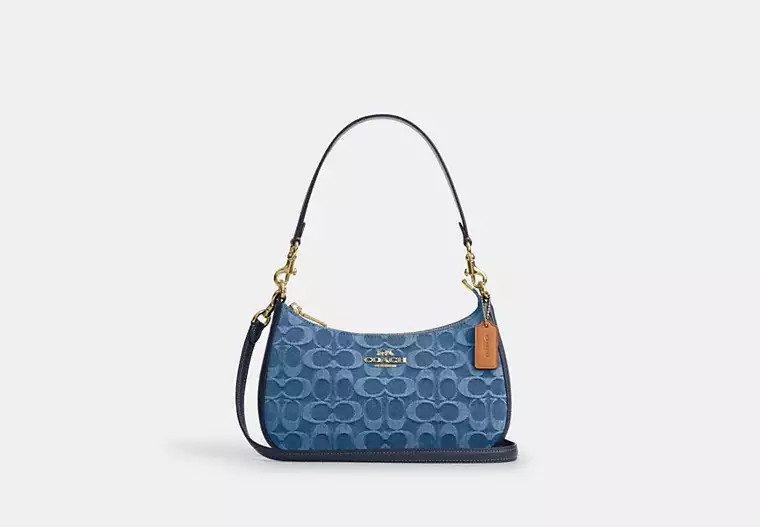 Teri Shoulder Bag In Signature Denim | Coach Outlet US