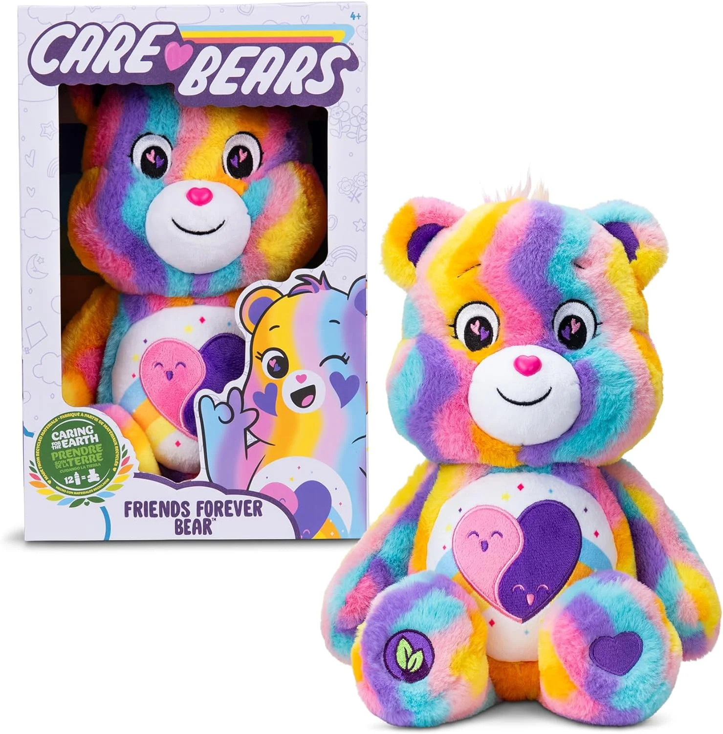 Care Bears FRIEND FOREVER Bear 35cm Medium Plush Eco Friendly - Walmart.com | Walmart (US)