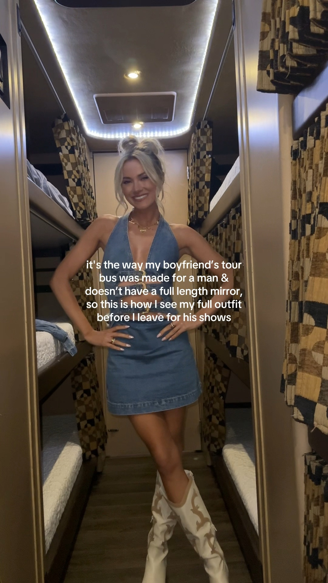 Y’all have sold out this denim dress so many times! One of my country concert outfit favorites! 