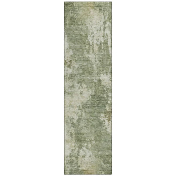 Machine Washable Indoor/Outdoor Xhevrie Sage Rug | Wayfair North America
