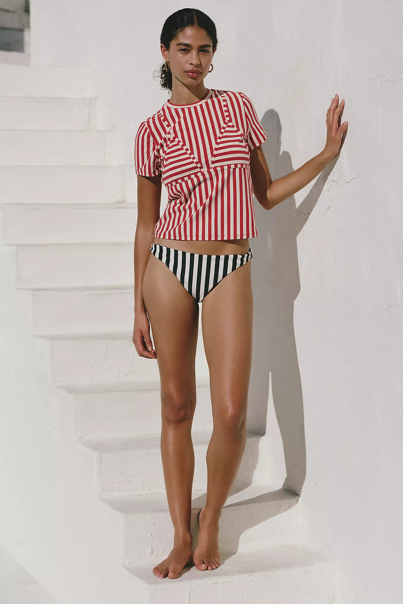 SIMONMILLER Kini Striped Top | Anthropologie (US)