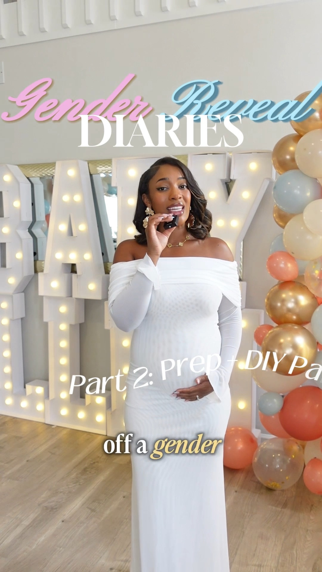 DIY Gender Reveal Party 🩵💕 #amazonfinds #askdrnish