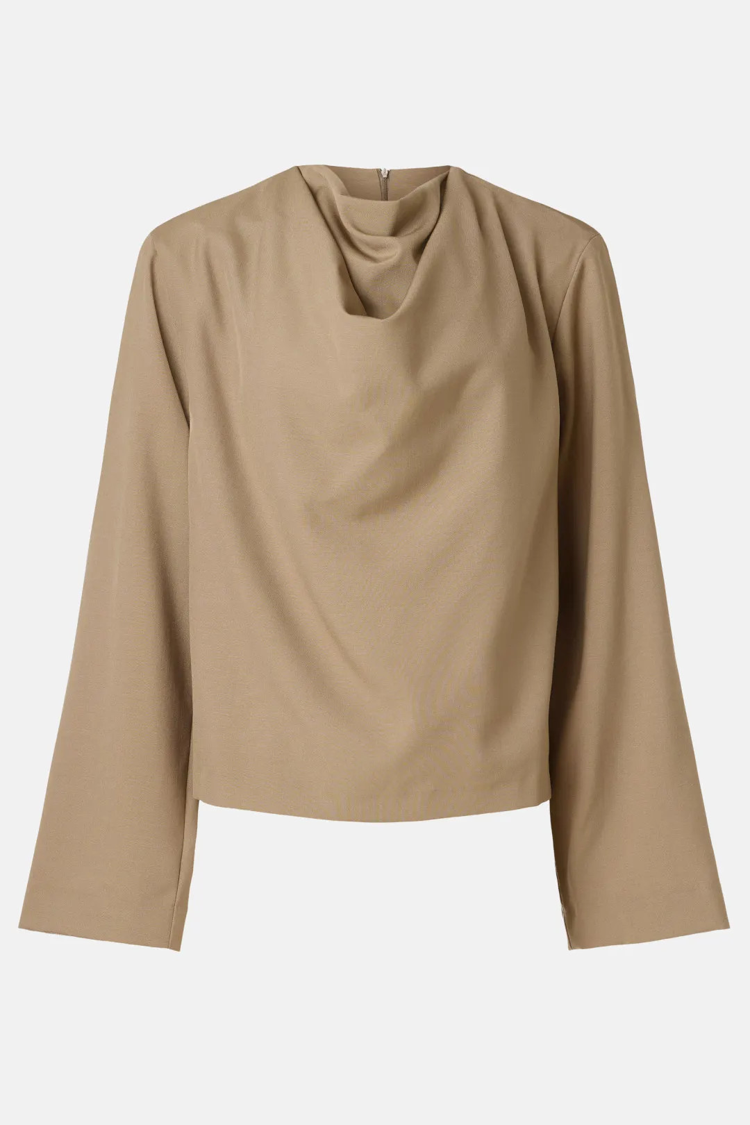 Róhe Draped Wool Top | Rent the Runway
