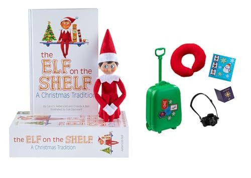 The Elf on the Shelf® Blue Eyed Boy & Polar Props™  Travel Set | Amazon (US)