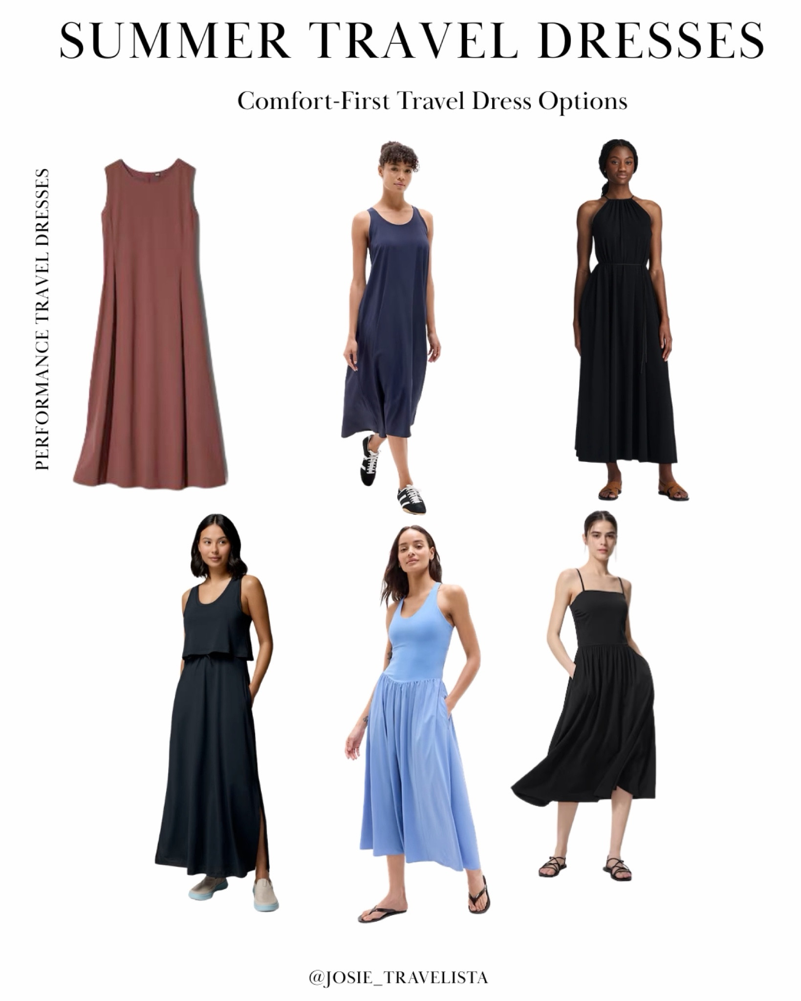 Performance travel dresses for Europe summer travel

Comfort-first—but still chic.

Perfect for:
• travel days
• long walking days
• hot weather

Lightweight, breathable dresses designed for all-day comfort while exploring Europe.

#LTKTravel #LTKOver40