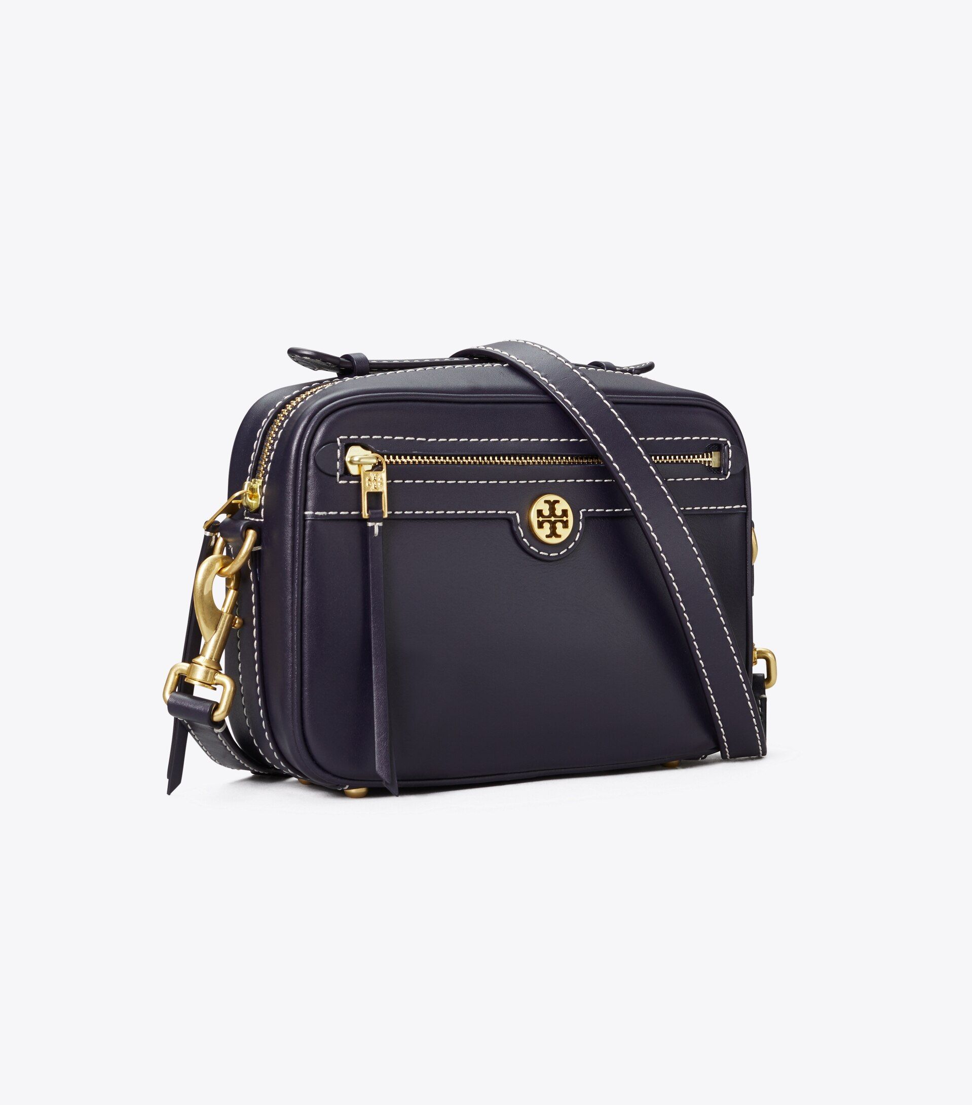 T Monogram Leather Camera Bag | Tory Burch (US)